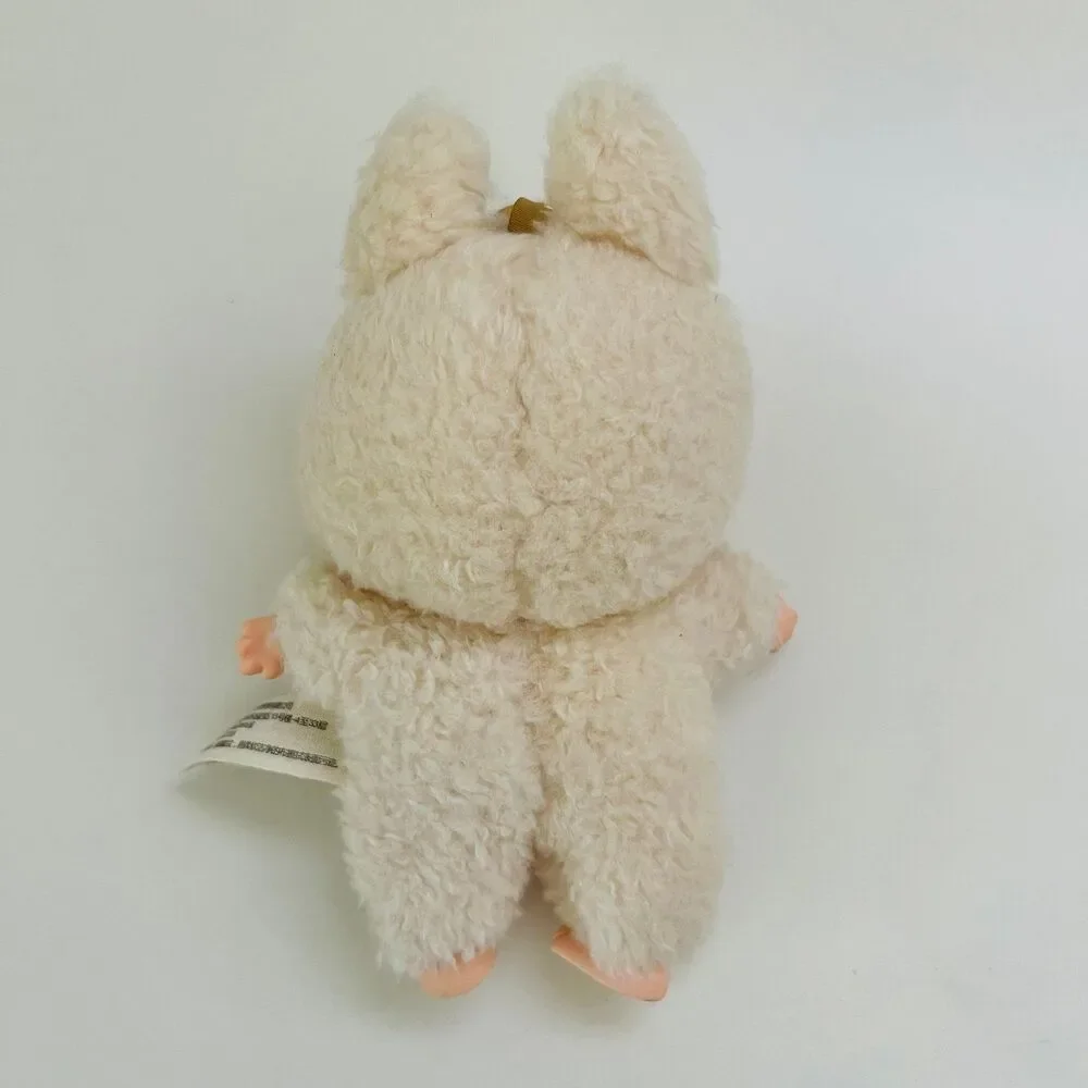 Cream Plush Keychain Keyring Key Fob Holder Bag Charm Accessories